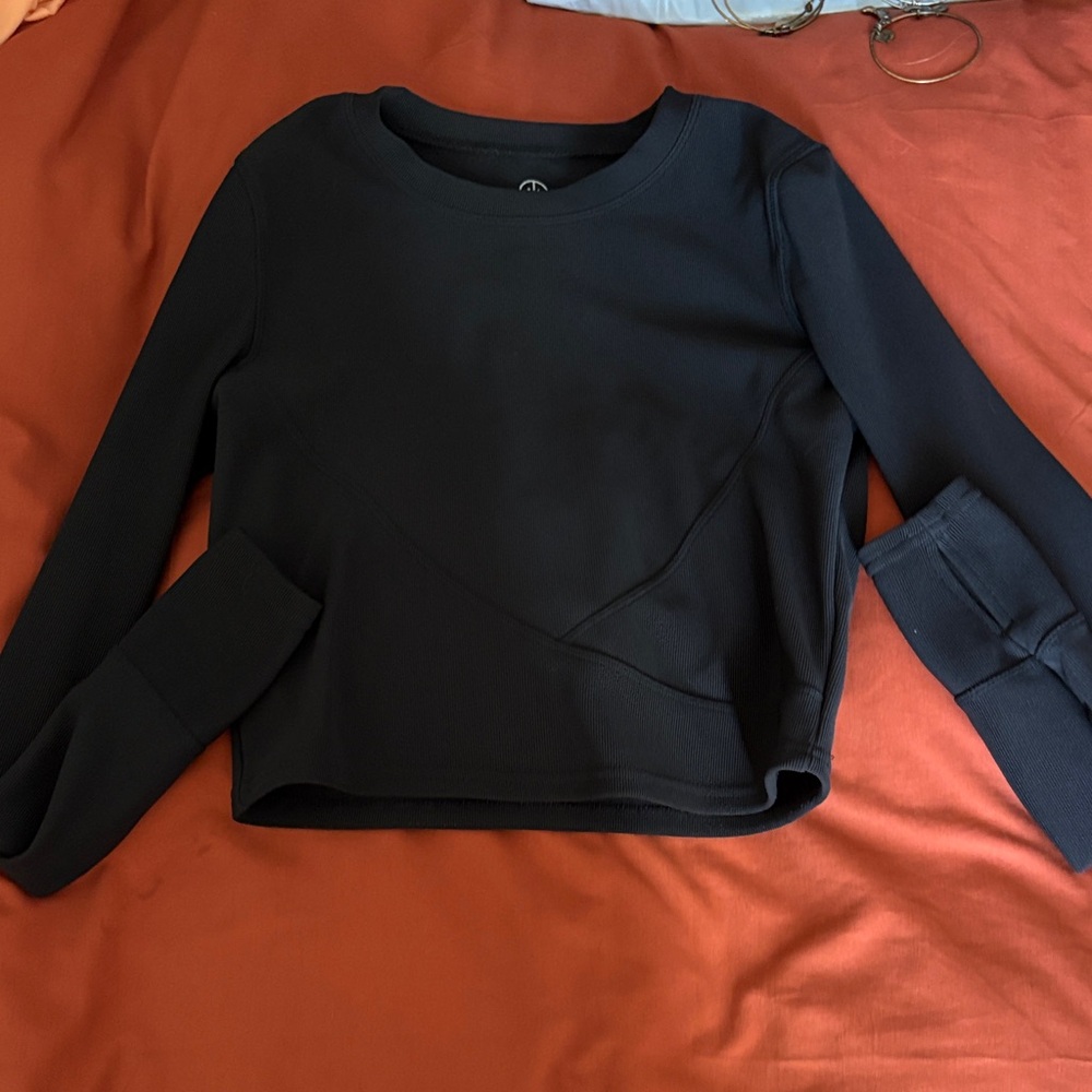 Black Long Sleeve Women's Top